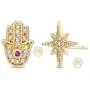 MYEARS Women CZ Stud Earrings Gold Diamond Cubic Zirconia Asymmetry 14K Gold Filled Tiny Boho Beach Simple Delicate Handmade Hypoallergenic Jewelry Gift MYEARS Women CZ Stud Earrings Gold Diamond Cubic Zirconia Asymmetry 14K Gold Filled Tiny Boho Beach Simple Delicate Handmade Hypoallergenic Jewelry Gift