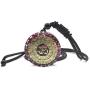 EDENS CALL Healing Chakra OM Symbol Orgonite Crystal Stone Pendant Necklace for Unisex 23.62'' Adjustable Energy Generator Round Shape Necklace