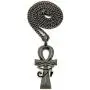 GWOOD Eye of Horus Over Ankh Pendant with 24 Inch Cuban Necklace GWOOD Eye of Horus Over Ankh Pendant with 24 Inch Cuban Necklace