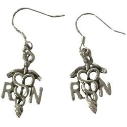 Infinity Collection RN Earrings, Nurse Charm Earrings, Nursing Jewelry, Makes Perfect Nurse Gifts