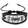 G-Ahora Anime Haikyuu Leather Wristband Braided Bracelet Cool Cosplay Wristband Bangle for Men Women G-Ahora Anime Haikyuu Leather Wristband Braided Bracelet Cool Cosplay Wristband Bangle for Men Women
