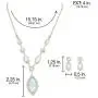 SP Sophia Collection Womens Elegant Bridal Halo Marquise and Round Austrian Crystal Jewelry Necklace and Stud Post Dangle Earring Jewelry Set SP Sophia Collection Womens Elegant Bridal Halo Marquise and Round Austrian Crystal Jewelry Necklace and Stud Post Dangle Earring Jewelry Set