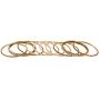 Efulgenz Fashion Jewelry Indian Bollywood Gold Plated Crystal Beaded Silk Thread Bracelet Bangle Set (20 pc)