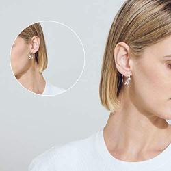Cat Dangle Earrings 925 Sterling Silver Pull Through Animal Cat Hoop Earrings for Women Christmas Gifts(Cat earrings 1)
