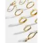 Erpels Gold Huggie Hoop Earring Set Small Hoop Earrings Cubic Zirconia Chain Hoop Earrings for Women Girls Erpels Gold Huggie Hoop Earring Set Small Hoop Earrings Cubic Zirconia Chain Hoop Earrings for Women Girls