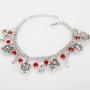 Jason Mask Charm Bracelet Horror Scary Movie Bracelet Ghost Halloween Jewelry Gift Silver