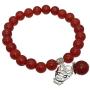 Feng Shui Handmade Chinese Zodiac Year Animal Red Agate Beads Bracelet