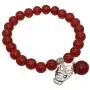 Feng Shui Handmade Chinese Zodiac Year Animal Red Agate Beads Bracelet