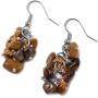 Shop LC Handmade Coastal Chip Beads Statement Bracelet Dangle Drop Earrings Toggle Clasp Necklace Prom Jewelry Sets for Women 18''(Stretchable) (Pink/Garnet/Amazonite/Yellow Tiger Eye/multi/
