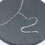 YienDoo Fashion Lasso Y Necklace Chain Dainty Multilayer Tassel Pendant Charm Minimalist Necklace Jewelry for Women and Girls (Silver)