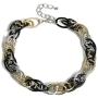 Ingemark Statement Chunky Rope Chain Choker Necklace for Women Girls Unisex Hip Hop Punk Multi Layer Twist Chain Link Necklace