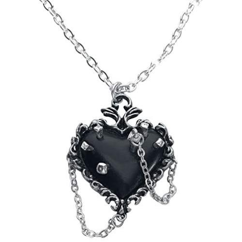 Alchemy of England Witches Heart Pendant, Silver