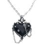 Alchemy of England Witches Heart Pendant, Silver