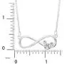 Disney Mickey Mouse Silver Plated Infinity Necklace and Hoop Earring Set; Jewelry for Women Disney Mickey Mouse Silver Plated Infinity Necklace and Hoop Earring Set; Jewelry for Women