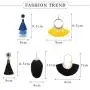 Udalyn 9 Pairs Tassel Earrings Bohemian Silky Thread Fan Fringe Tassel Earrings Set Fashion Colorful Handmade Dangle Hook Eardrop For Women Jewelry Gift Udalyn 9 Pairs Tassel Earrings Bohemian Silky Thread Fan Fringe Tassel Earrings Set Fashion Colorful Handmade Dangle Hook Eardrop For Women Jewelry Gift
