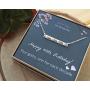 EFYTAL 40th Birthday Gifts for Women, 925 Sterling Silver Four CZ Bar Necklace For Her, 4 Decade Jewelry 40 Years Old