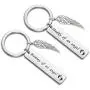 WUSUANED Baby Memorial Keychain Mommy/Daddy of an Angel Miscarriage Jewelry Loss of Child Gift