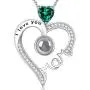 I Love You Mom Necklace 100 Languages Mothers Day Birthday Gifts Mom April May Birthstones Jewelry Simulated Diamond Emerald Blue Sapphire and more stones Sterling Silver Pendant I Love You Mom Necklace 100 Languages Mothers Day Birthday Gifts Mom April May Birthstones Jewelry Simulated Diamond Emerald Blue Sapphire and more stones Sterling Silver Pendant