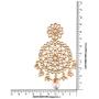 Aheli Ethnic Faux Kundan Drop Pearl Beads Dangle Earrings Maang Tikka Set Bollyood Wedding Party Fashion Jewelry for Women