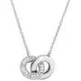 NATALIA DRAKE 1/4 Cttw Diamond Interlocking Double Circle Necklace for Women in Rhodium Plated Brass 18 Inch Chain (Color I-J/Clarity I2-I3) NATALIA DRAKE 1/4 Cttw Diamond Interlocking Double Circle Necklace for Women in Rhodium Plated Brass 18 Inch Chain (Color I-J/Clarity I2-I3)