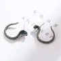 Boho Ethnic Cobra Snake Dangle Drop Earrings for Women Party Aniaml Earrings Hanging Hook Jewelry