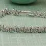 Dazzlingrock Collection 0.31 Carat (ctw) Real Round Cut White Diamond Ladies Tennis Bracelet 1/3 CT, Sterling Silver Dazzlingrock Collection 0.31 Carat (ctw) Real Round Cut White Diamond Ladies Tennis Bracelet 1/3 CT, Sterling Silver
