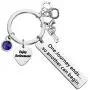 HOLLP Police Retirement Gifts Police Officer Retired Keychain One Journey End.So Another Can Begin Keychain Police Jewelry Gift for Police Officer