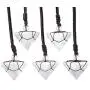 Yatming Crystal Pyramid Pendant Necklace for Women and Men with Adjustable Nylon Rope, Healing Stone Pendant Pendulum for Divination Meditation Chakra Balancing Yatming Crystal Pyramid Pendant Necklace for Women and Men with Adjustable Nylon Rope, Healing Stone Pendant Pendulum for Divination Meditation Chakra Balancing