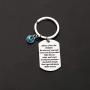 Gzrlyf Advice from The Ocean Keychain Ocean Gifts Inspirational Gifts Ocean Lover Gifts