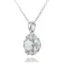 Ice Gems Sterling Silver Genuine, Created or Simulated Gemstone and White Topaz Baguette & Round-Cut Fashion Necklace Ice Gems Sterling Silver Genuine, Created or Simulated Gemstone and White Topaz Baguette & Round-Cut Fashion Necklace