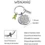 WSNANG Kidney Disease Awareness Jewelry Behind Every Person with Kidney Disease There is Stronger Family Supports Them Keychain Kidney Disease Fighter Gift