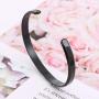 Women’s Stainless Steel Cuff Brecelet Plain Polished Bangle，Individuality Gifts for Women