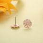 Sunflower Earrings - 3 Pairs Small Cute Sunflower Stud Earrings Jewelry for Women Girls Friends