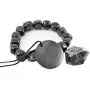 Karelian Heritage Genuine Regular Shungite Tumbled Bracelet, Round Pendant, and Elite Stone Set S012 Karelian Heritage Genuine Regular Shungite Tumbled Bracelet, Round Pendant, and Elite Stone Set S012