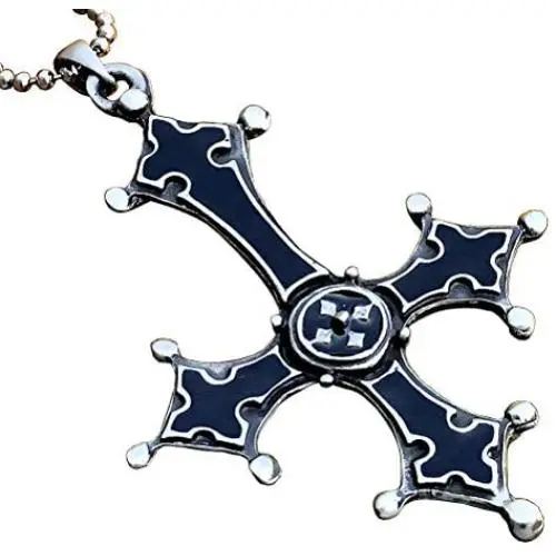 Gothic Jewelry Upside down inverted St Peter Cross Black Punk Rock Biker Heavy-Metal Fashion Satanic Protection Amulet Pewter Mens pendant necklace Charm for men women unisex w Silver Ball Chain Gothic Jewelry Upside down inverted St Peter Cross Black Punk Rock Biker Heavy-Metal Fashion Satanic Protection Amulet Pewter Mens pendant necklace Charm for men women unisex w Silver Ball Chain