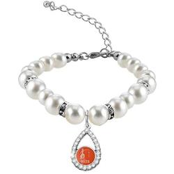 UJIMS DST Inspired Gift Red Elephant Bead Bracelet Delta Sigma Theta Sorority Gifts for Women Girl Greek Sorority Jewelry