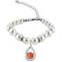 UJIMS DST Inspired Gift Red Elephant Bead Bracelet Delta Sigma Theta Sorority Gifts for Women Girl Greek Sorority Jewelry