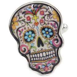 Day of The Dead Skull Cufflinks Shirt Cuff Links