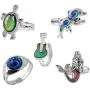 Acchen Mood Ring Dolphins Mermaid Turtle Guitar Eyes Change Color Decorations 5pcs Acchen Mood Ring Dolphins Mermaid Turtle Guitar Eyes Change Color Decorations 5pcs
