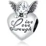 BAMOER 925 Sterling Silver Charms for Women Thanksgiving Angel Family Charm for Pandora Bracelets BAMOER 925 Sterling Silver Charms for Women Thanksgiving Angel Family Charm for Pandora Bracelets