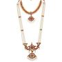 Fashionatelier Beautiful Designer Gold Plated Necklace Set