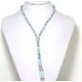 AnsonsImages 37'' Inches Long Magnetic Wrap Necklace Choker Bracelet Anklet Lariat Baby Blue