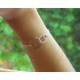 EFYTAL Generations Grandma Bracelet Sterling Silver 3 Interlocking Circles Mom & Granddaughter Mothers Day Gift