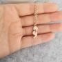 NOUMANDA Fashion Round Comma Necklace Personality Punctuation Symbol Pendant Jewelry