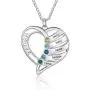 Personalized Mothers Name Heart Necklace with 1-5 Simulated Birthstones Jewelry for Women Mother’s Necklace with 1-5 Children Names Personalized Mothers Name Heart Necklace with 1-5 Simulated Birthstones Jewelry for Women Mother’s Necklace with 1-5 Children Names