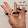 Citrine Crystal Hematite Feng Shui Black Obsidian Wealth Bracelet. Citrine Crystal Beaded Bracelets for Women and Men. 100% Wealth Generator and Lucky Money Attraction, Prosperity, Goals Manifestation, Citrine Good Luck Feng Shui Bracelet for Men and Wome