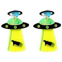 UFO Aliens Acrylic Earrings Jewelry - Multiple Styles