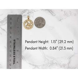 CaliRoseJewelry 14k Yellow Gold Zodiac Pendant