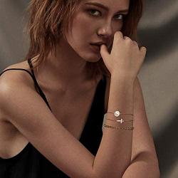 LOYATA Gold Bracelet Gold 14K Gold Filled Dainty Chain Simple Jewelry Gift for Women