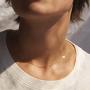 Vavily Dainty Thin Chain Choker Necklace for Women 14k Plated Gold Minimalist Short Chain Necklaces Jewelry Gift